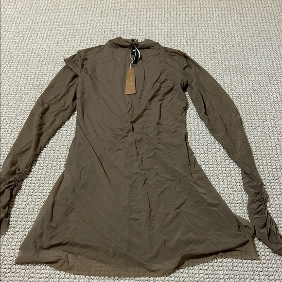 SKIMS Tops - SKIMS Milky Sheer Tunic Truffle Small NWT